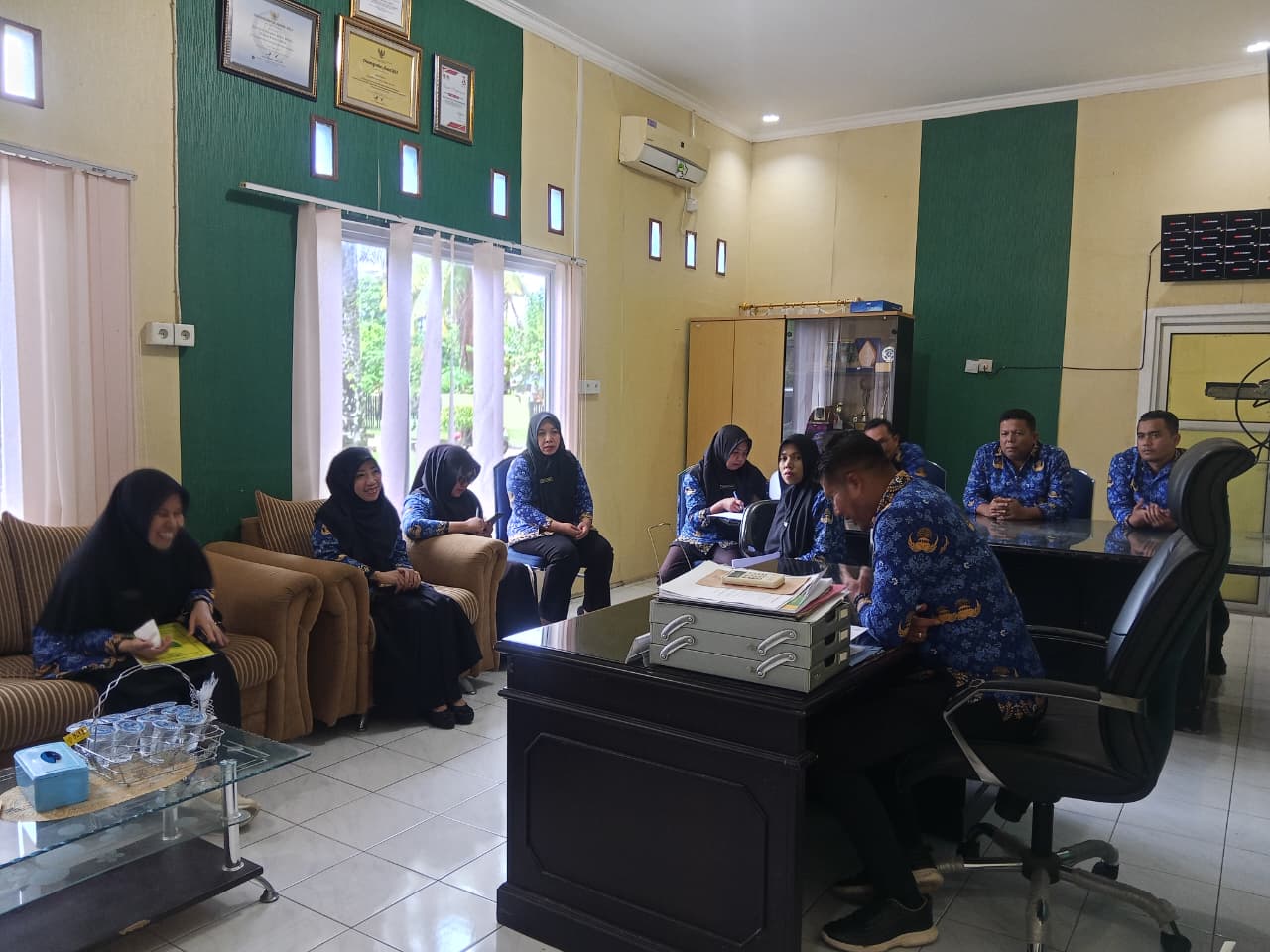 Pembinaan Tata Kelola Kearsipan ke Dinas Koperasi, UMKM , Tenaga Kerja dan Transmigrasi