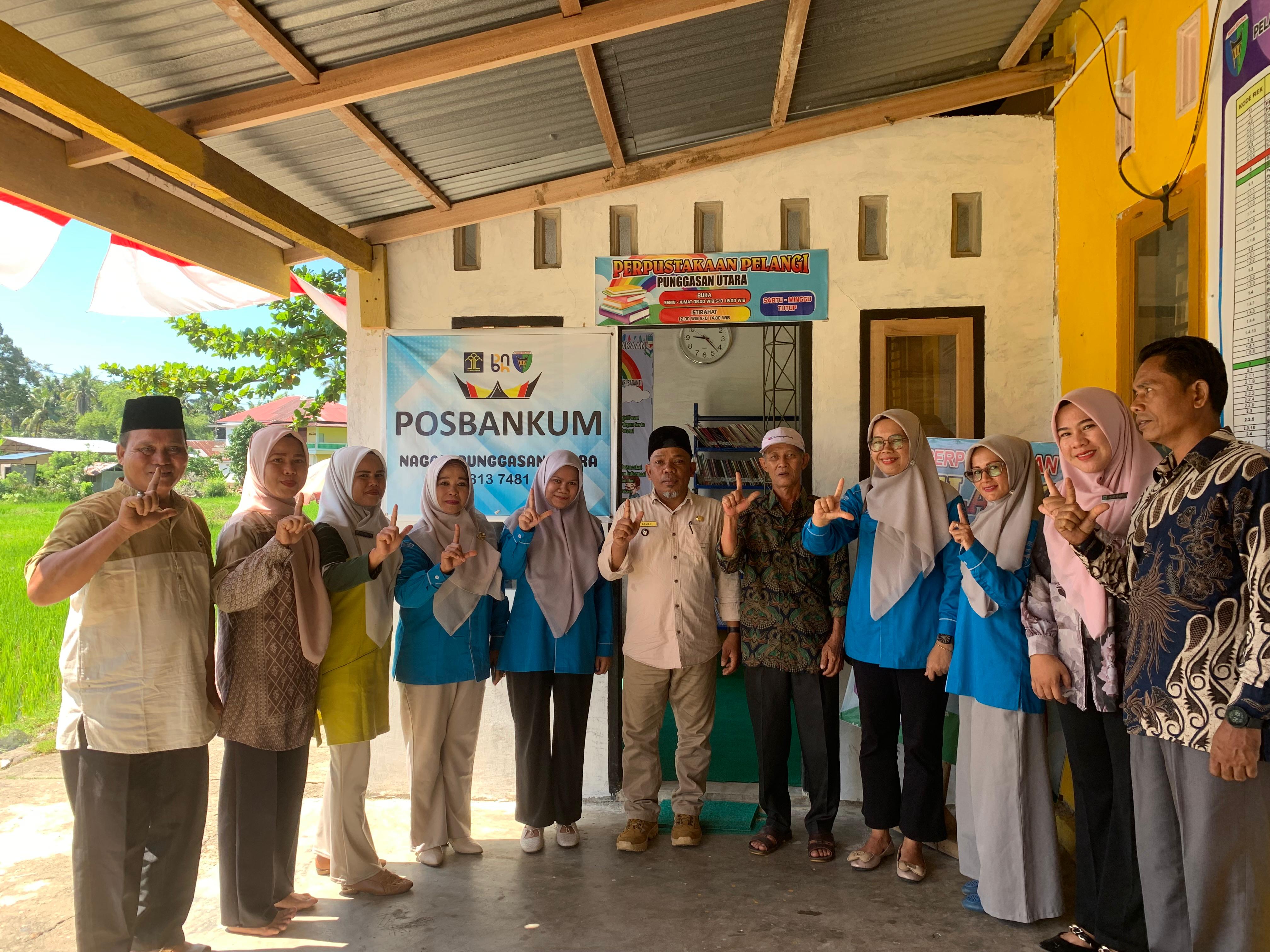 Pembinaan Perpustakaan Digital ke Nagari Punggasan Utara