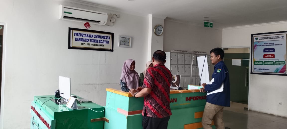 Kunjungan Monev Dinas Perpustakaan dan Kearsipan Provinsi Sumbar ke Dinas Perpustakaan dan Kearsipan